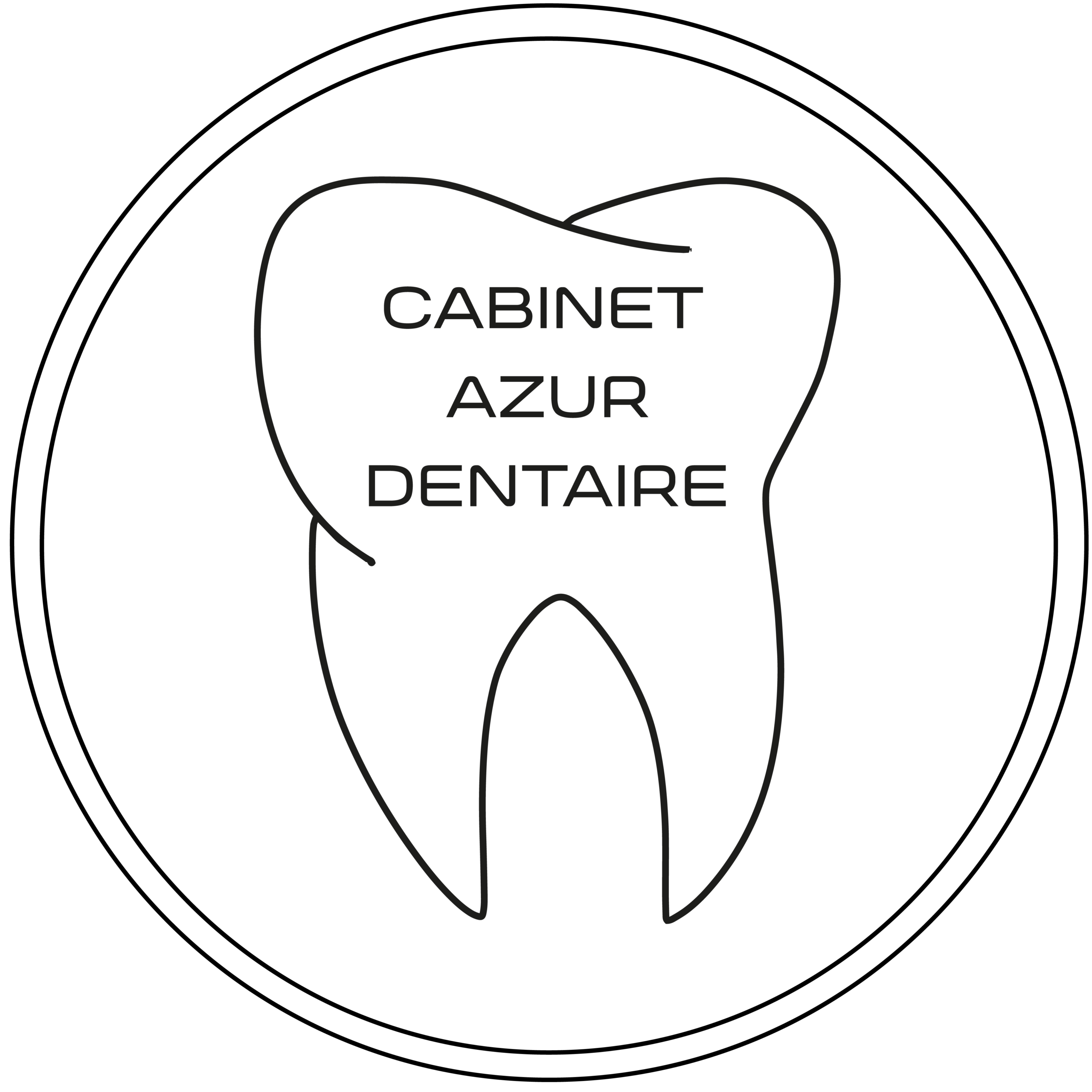 Logo du cabinet azur dentaire